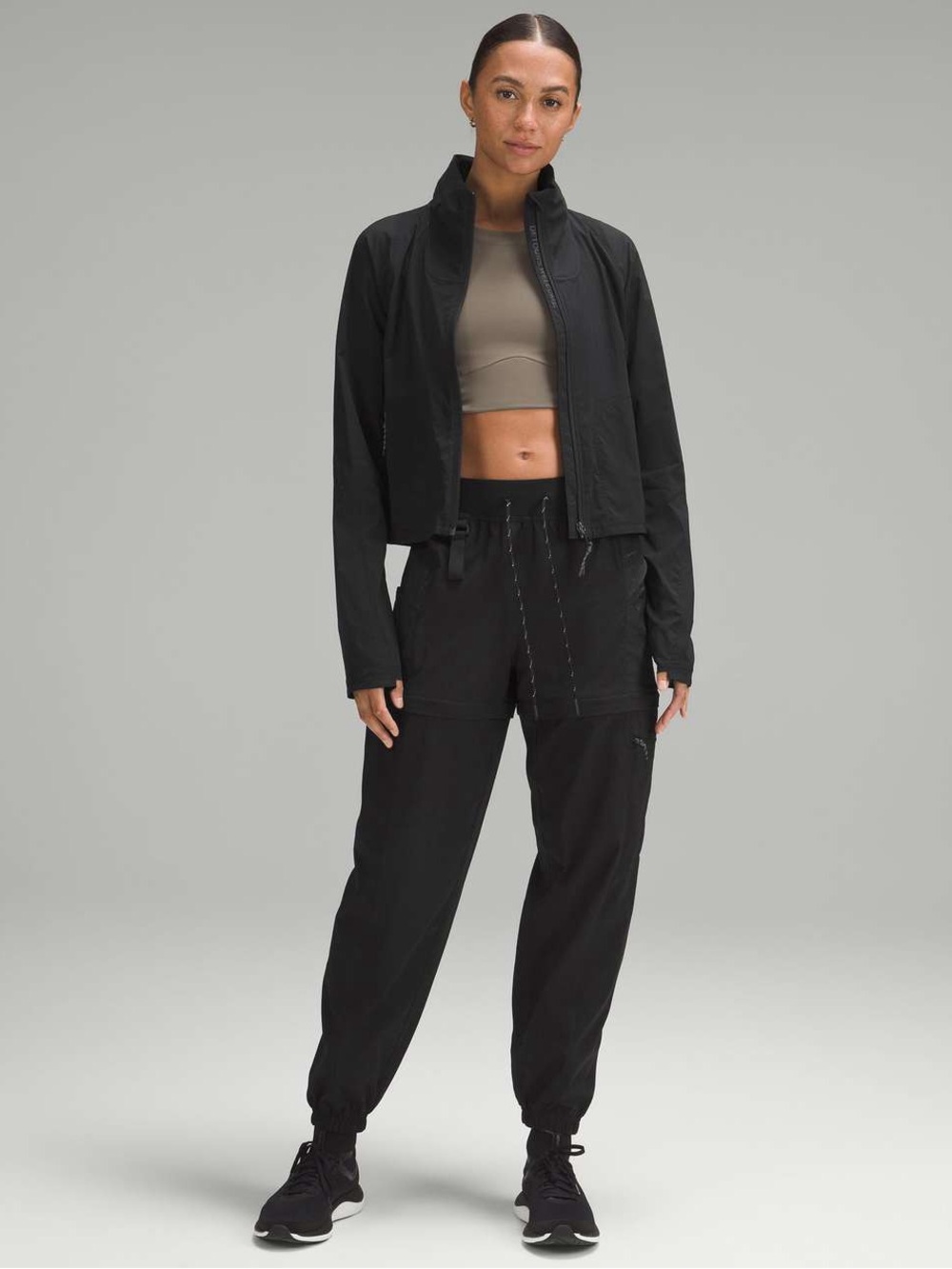 Lululemon Convertible High-Rise Hiking Jogger *WovenAir • Black • Size 4 - Picture 6 of 14